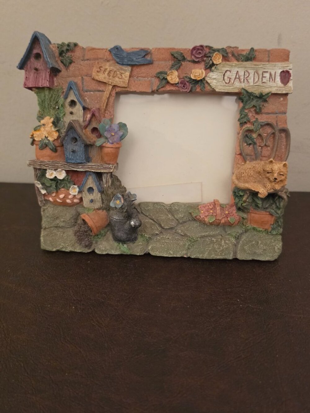Vintage Figi Graphics "To The Garden" 3D Resin Picture Frame